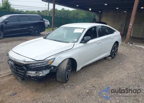 2022 Honda Accord Sport из США, поврежденный, VIN 1HGCV1F32NA023482